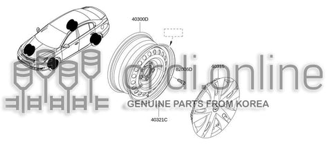 WHEEL CAP 40317-3433R 403173433R 40317 3433R