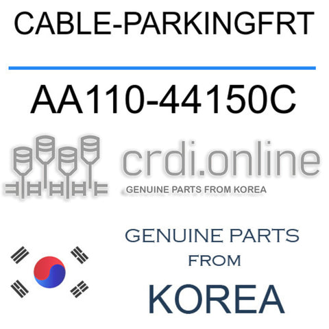 CABLE-PARKINGFRT [ORIGINAL] AA110-44150C AA11044150C AA110 44150C