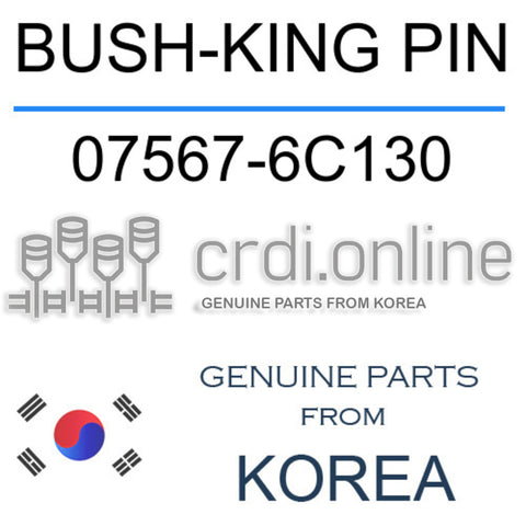 BUSH-KING PIN [ORIGINAL] 07567-6C130 075676C130 07567 6C130