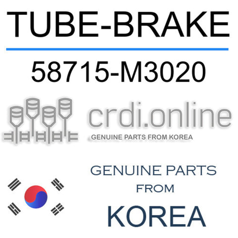 TUBE-BRAKE [ORIGINAL] 58715-M3020 58715M3020 58715 M3020