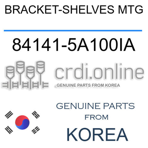BRACKET-SHELVES MTG 84141-5A100IA 841415A100IA 84141 5A100IA