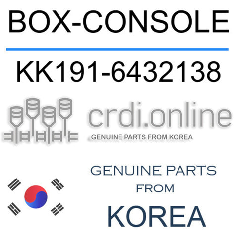 BOX-CONSOLE KK191-6432138 KK1916432138 KK191 6432138