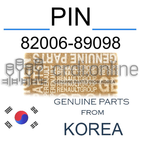 PIN [ORIGINAL] 82006-89098 8200689098 82006 89098