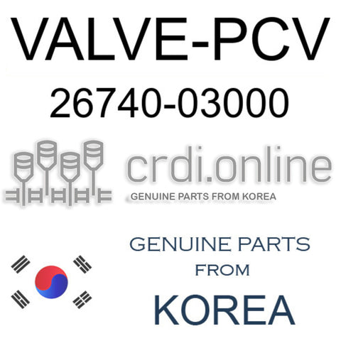 VALVE-PCV 26740-03000 2674003000 26740 03000