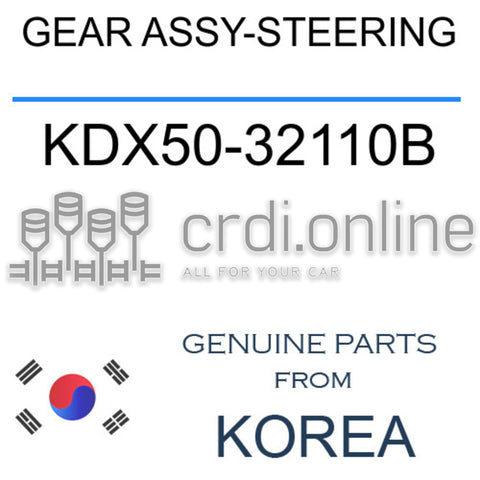 GEAR ASSY-STEERING [ORIGINAL] KDX50-32110B KDX5032110B KDX50 32110B