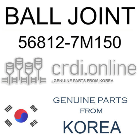 BALL JOINT [ORIGINAL] 56812-7M150 568127M150 56812 7M150