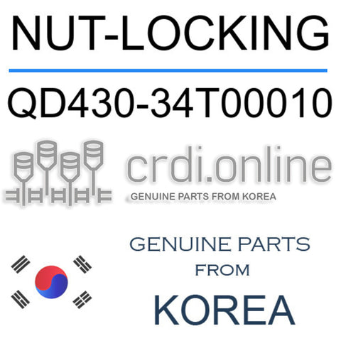 NUT-LOCKING [ORIGINAL] QD430-34T00010 QD43034T00010 QD430 34T00010