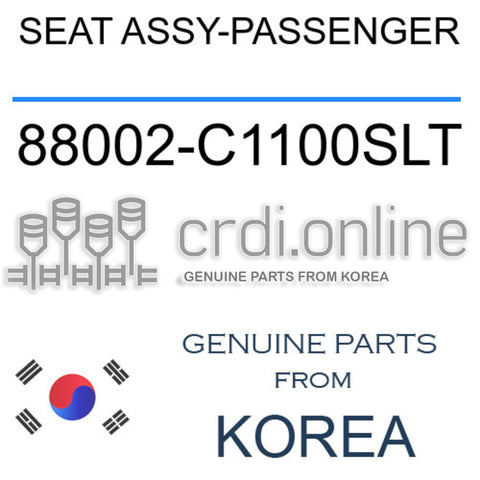 SEAT ASSY-PASSENGER [ORIGINAL] 88002-C1100SLT 88002C1100SLT 88002 C1100SLT