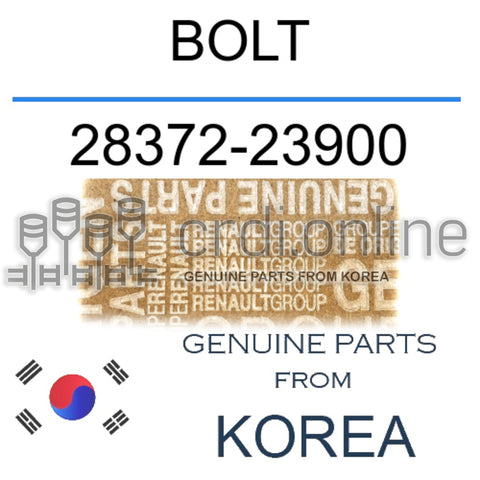BOLT [ORIGINAL] 28372-23900 2837223900 28372 23900