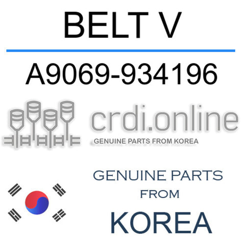 BELT V A9069-934196 A9069934196 A9069 934196
