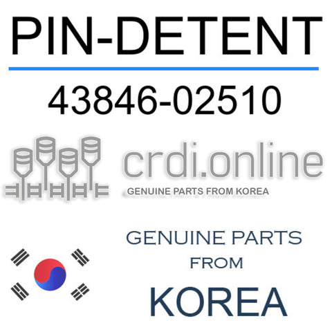 PIN-DETENT 43846-02510 4384602510 43846 02510