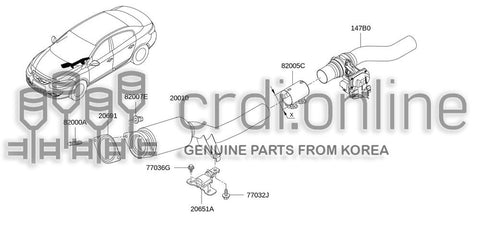GASKET-EXHAUSTHEAD 20691-0004R 206910004R 20691 0004R