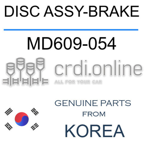DISC ASSY-BRAKE [ORIGINAL] MD609-054 MD609054 MD609 054