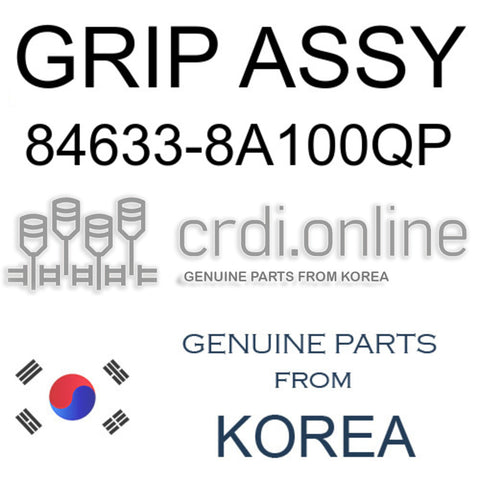 GRIP ASSY [ORIGINAL] 84633-8A100QP 846338A100QP 84633 8A100QP