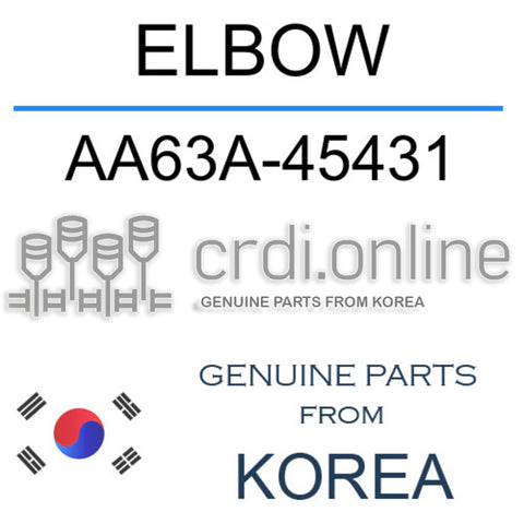 ELBOW [ORIGINAL] AA63A-45431 AA63A45431 AA63A 45431