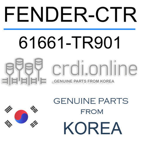 FENDER-CTR [ORIGINAL] 61661-TR901 61661TR901 61661 TR901