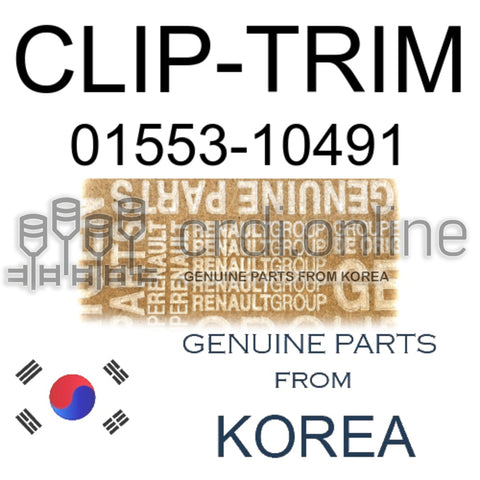 CLIP-TRIM [ORIGINAL] 01553-10491 0155310491 01553 10491