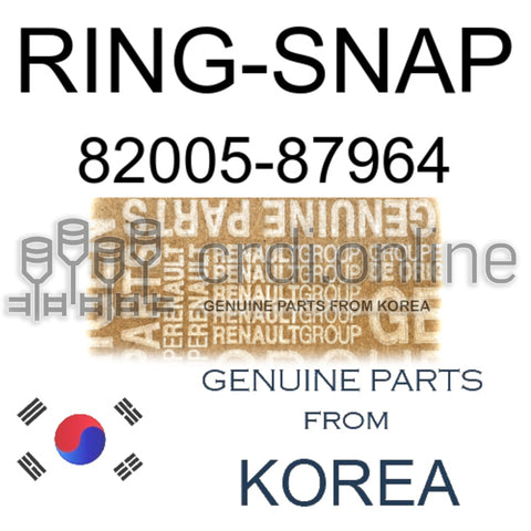 RING-SNAP [ORIGINAL] 82005-87964 8200587964 82005 87964