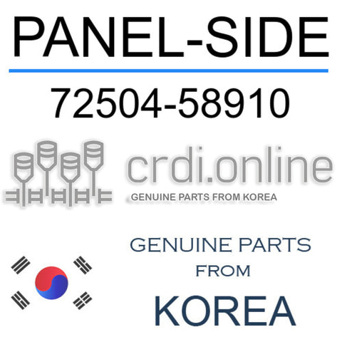 PANEL-SIDE [ORIGINAL] 72504-58910 7250458910 72504 58910