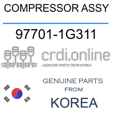 COMPRESSOR ASSY [ORIGINAL] 97701-1G311 977011G311 97701 1G311