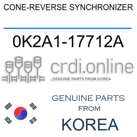 CONE-REVERSE SYNCHRONIZER [ORIGINAL] 0K2A1-17712A 0K2A117712A 0K2A1 17712A