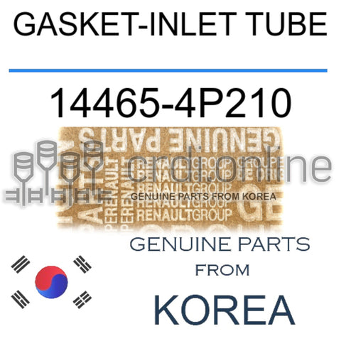 GASKET-INLET TUBE [ORIGINAL] 14465-4P210 144654P210 14465 4P210