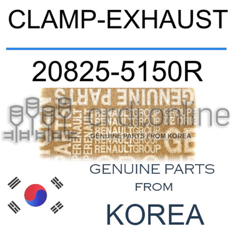 CLAMP-EXHAUST [ORIGINAL] 20825-5150R 208255150R 20825 5150R