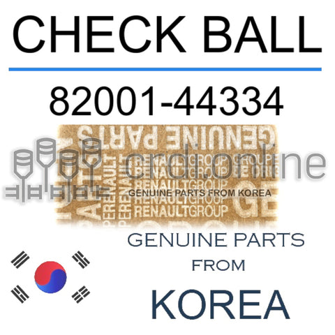 CHECK BALL [ORIGINAL] 82001-44334 8200144334 82001 44334