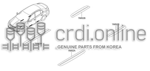 PLATE-KICKINGREAR 76852-0020R 768520020R 76852 0020R
