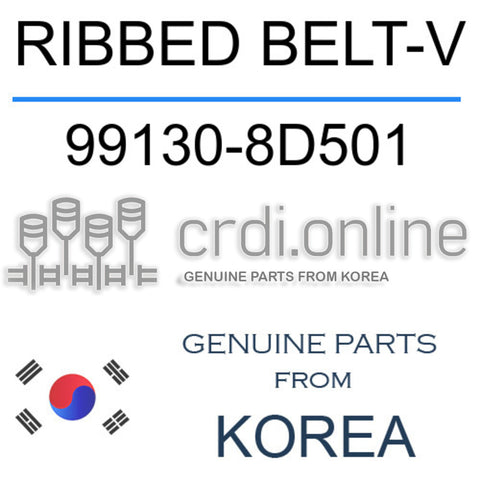 RIBBED BELT-V [ORIGINAL] 99130-8D501 991308D501 99130 8D501