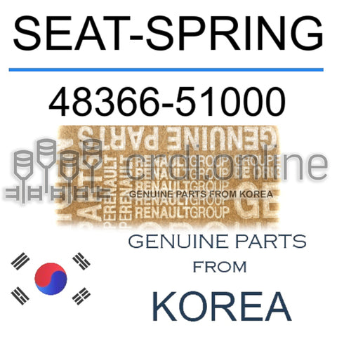SEAT-SPRING [ORIGINAL] 48366-51000 4836651000 48366 51000