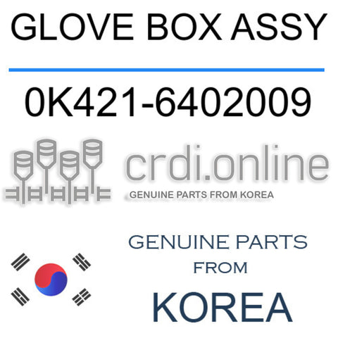 GLOVE BOX ASSY [ORIGINAL] 0K421-6402009 0K4216402009 0K421 6402009