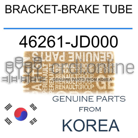 BRACKET-BRAKE TUBE [ORIGINAL] 46261-JD000 46261JD000 46261 JD000