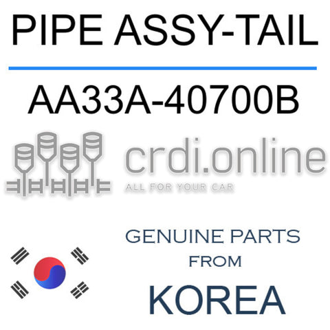 PIPE ASSY-TAIL [ORIGINAL] AA33A-40700B AA33A40700B AA33A 40700B