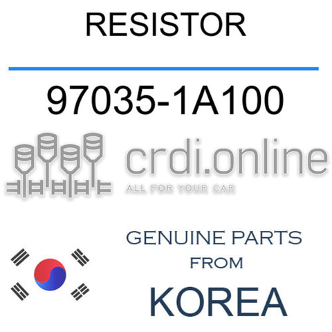 RESISTOR [ORIGINAL] 97035-1A100 970351A100 97035 1A100