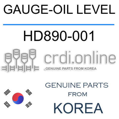 GAUGE-OIL LEVEL HD890-001 HD890001 HD890 001