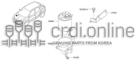 FILTER ASSY-FUEL 16400-JY09E 16400JY09E 16400 JY09E