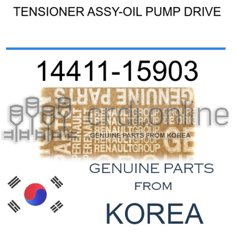 TENSIONER ASSY-OIL PUMP DRIVE [ORIGINAL] 14411-15903 1441115903 14411 15903