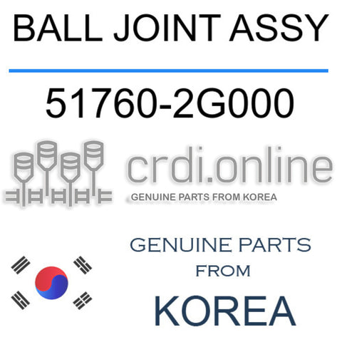 BALL JOINT ASSY [ORIGINAL] 51760-2G000 517602G000 51760 2G000