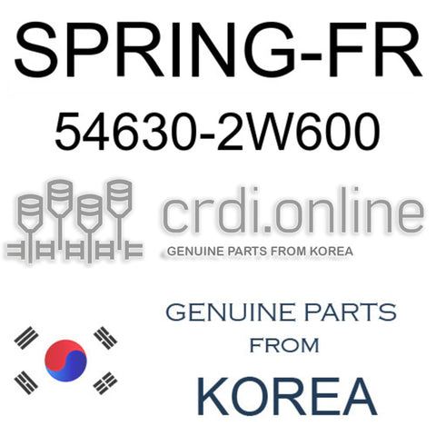 SPRING-FR [ORIGINAL] 54630-2W600 546302W600 54630 2W600