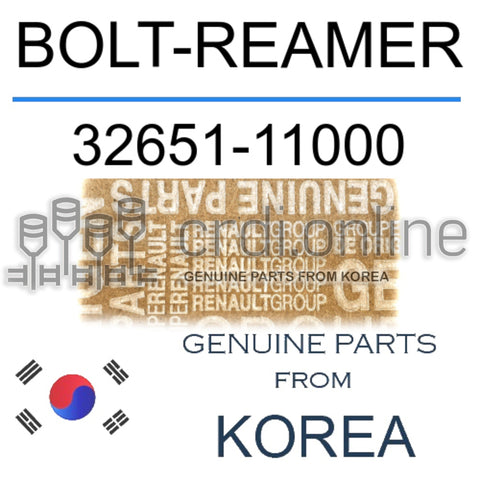 BOLT-REAMER [ORIGINAL] 32651-11000 3265111000 32651 11000