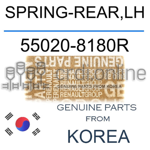 SPRING-REAR,LH [ORIGINAL] 55020-8180R 550208180R 55020 8180R