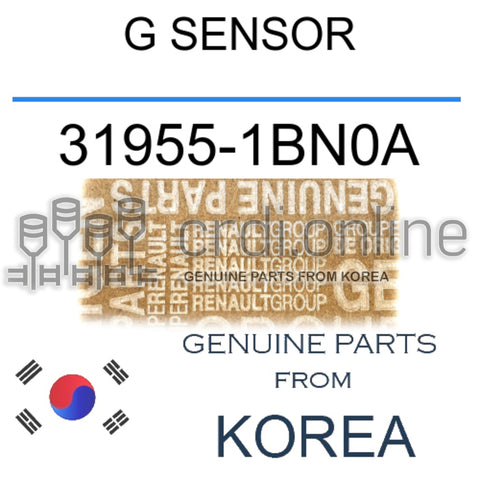 G SENSOR [ORIGINAL] 31955-1BN0A 319551BN0A 31955 1BN0A