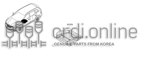 TRIM ASSY-CUSHIONFRONT SEAT LH 87370-2924R 873702924R 87370 2924R
