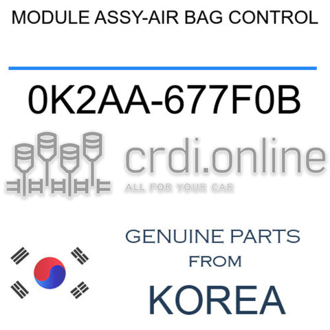 MODULE ASSY-AIR BAG CONTROL [ORIGINAL] 0K2AA-677F0B 0K2AA677F0B 0K2AA 677F0B
