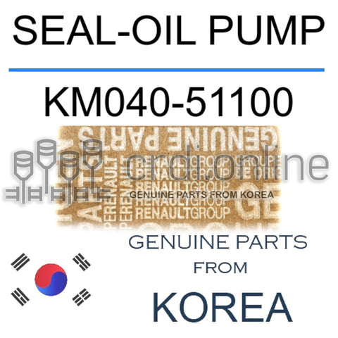 SEAL-OIL PUMP [ORIGINAL] KM040-51100 KM04051100 KM040 51100