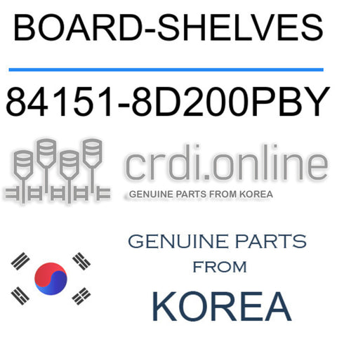 BOARD-SHELVES 84151-8D200PBY 841518D200PBY 84151 8D200PBY