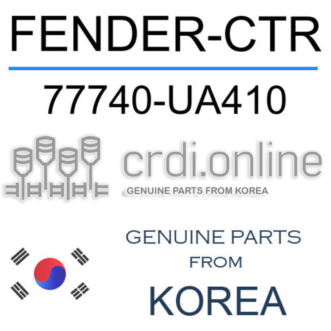 FENDER-CTR [ORIGINAL] 77740-UA410 77740UA410 77740 UA410