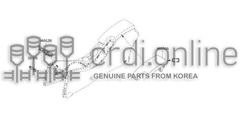 COVER-CONNECTOR HOUSING 25335-0590R 253350590R 25335 0590R