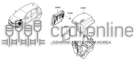 BODY CONTROL MODULE 284B1-8768R 284B18768R 284B1 8768R